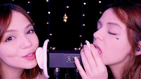 asmr lesbians|ASMR Earlicking & Audio Panning .